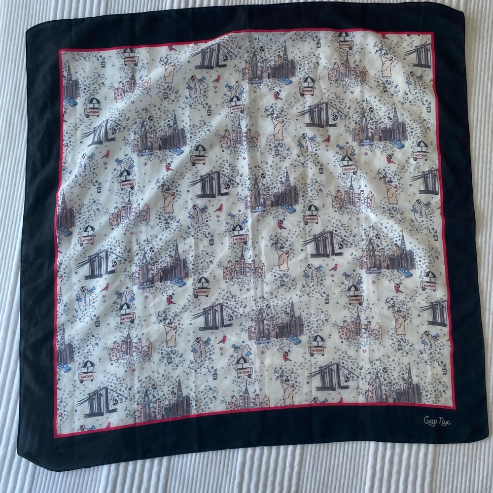 NYC inspired silky scarf